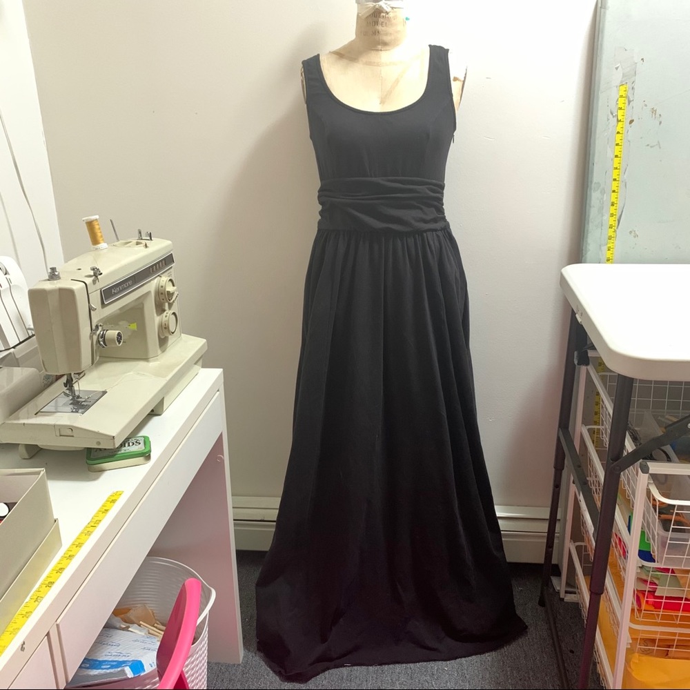 Black EShakti maxi dress